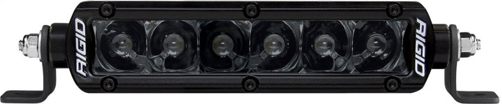 Rigid Industries 6in SR Series Spot - Midnight Edition - Bull Strap