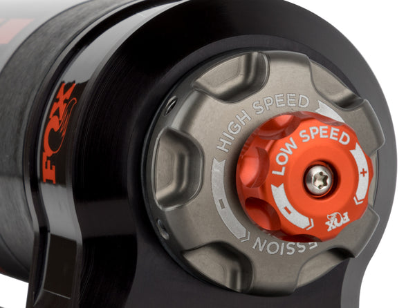 Fox 07-18 Jeep JK 2.5 Perf Elite Series Reservoir Shock Rear P/B 2.5-4in Lift (Pair) w/ DSC Adj. - Bull Strap