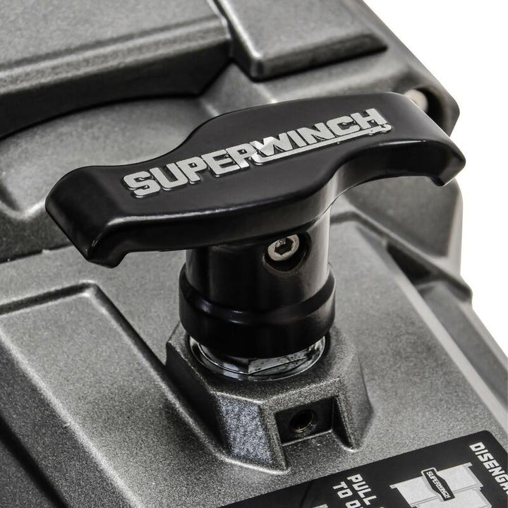 Superwinch 10000 LBS 12V DC 3/8in x 85ft Wire Rope SX 10000 Winch - Bull Strap