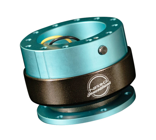 NRG Quick Release Gen 2.0 - Minty Fresh Body / Titanium Chrome Ring - Bull Strap
