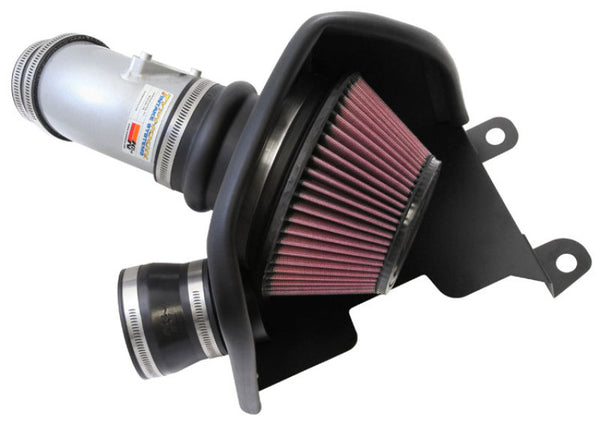 K&N 12 Honda Civic Si 2.4L L4 Silver Typhoon Intake - Bull Strap