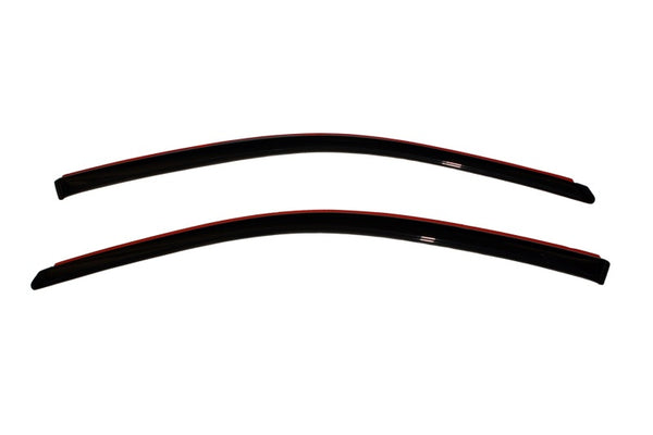 AVS 14-18 Chevy Silverado 1500 Standard Cab Ventvisor In-Channel Window Deflectors 2pc - Smoke - Bull Strap