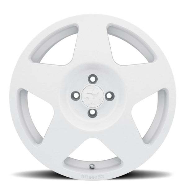 fifteen52 Tarmac 17x7.5 4x108 42mm ET 63.4mm Center Bore Rally White Wheel - Bull Strap