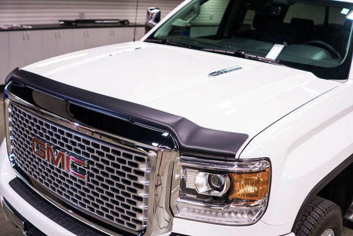 EGR 14+ GMC Sierra Superguard Hood Shield - Matte (301585) - Bull Strap