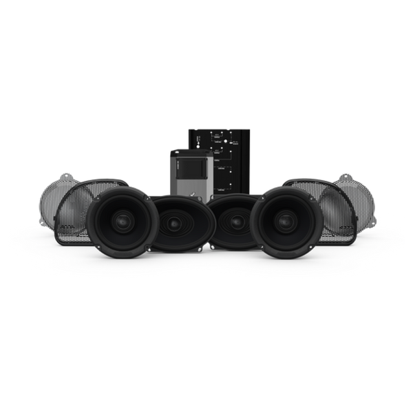 Rockford Fosgate 2014+ Harley Davidson Road Glide/Street Glide CVO Stage 2 Audio Kit - Bull Strap