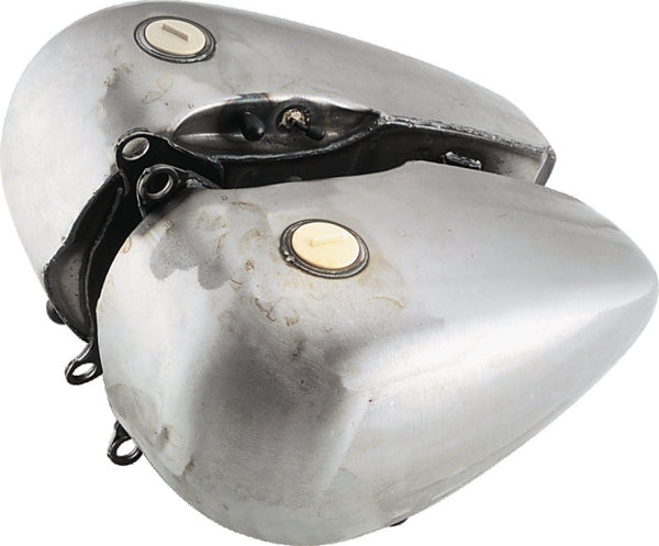 Bikers Choice 84-99 Softail 6 Gallon Flatside Tank Pr - Bull Strap