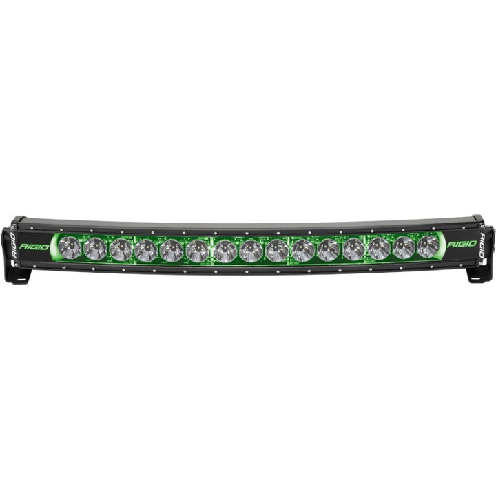 Rigid Industries Radiance+ Curved 30in. RGBW Light Bar - Bull Strap