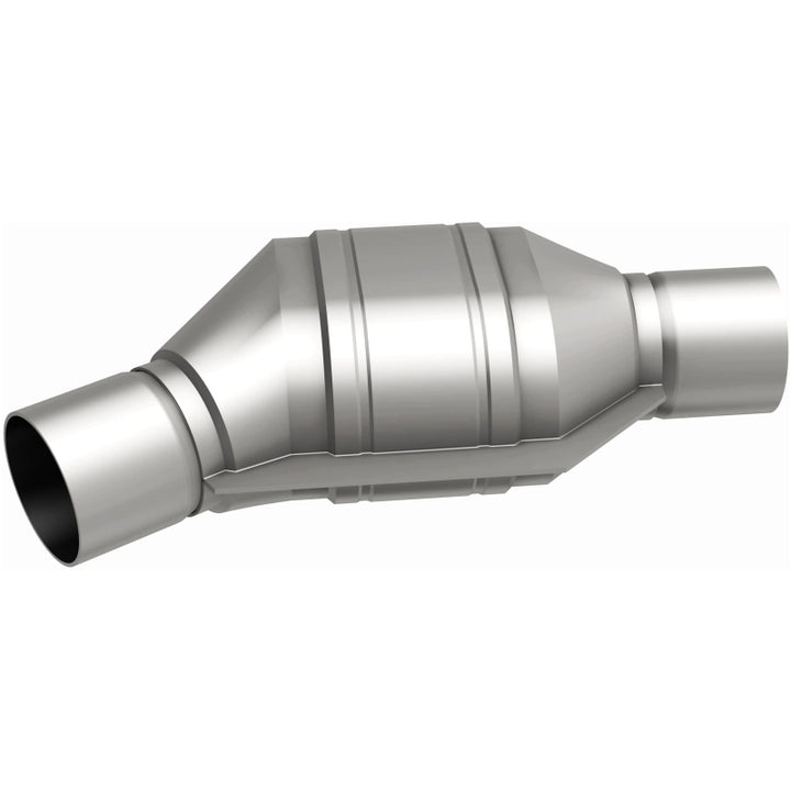 MagnaFlow Conv Univ 2.5 Angled Inlet - Bull Strap