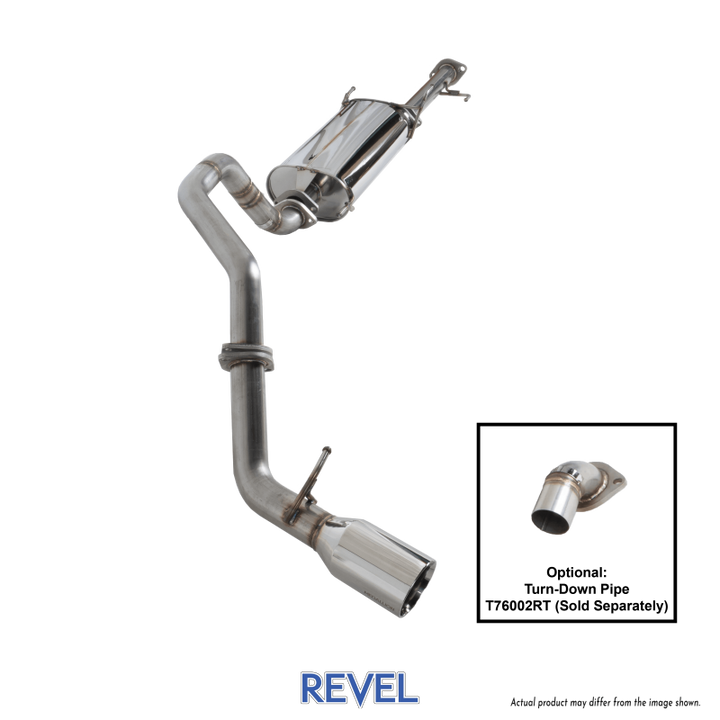 Revel 07-14 Toyota FJ Cruiser Medallion Trail Hart Cat-Back Exhaust - Bull Strap