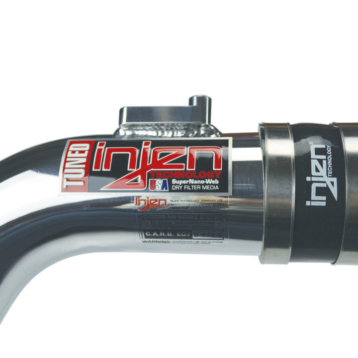Injen 03-08 Mazda 6 2.3L 4 Cyl. Polished Cold Air Intake - Bull Strap