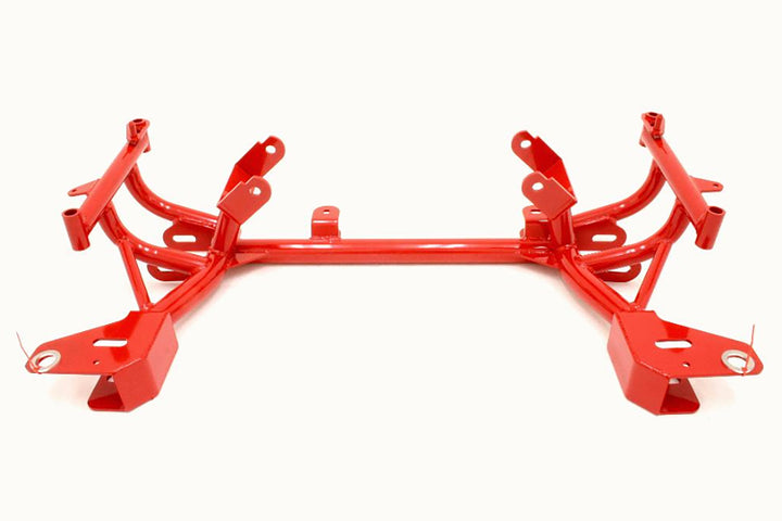 BMR 98-02 4th Gen F-Body K-Member w/ Turbo LS1 Motor Mounts and STD. Rack Mounts - Red - Bull Strap