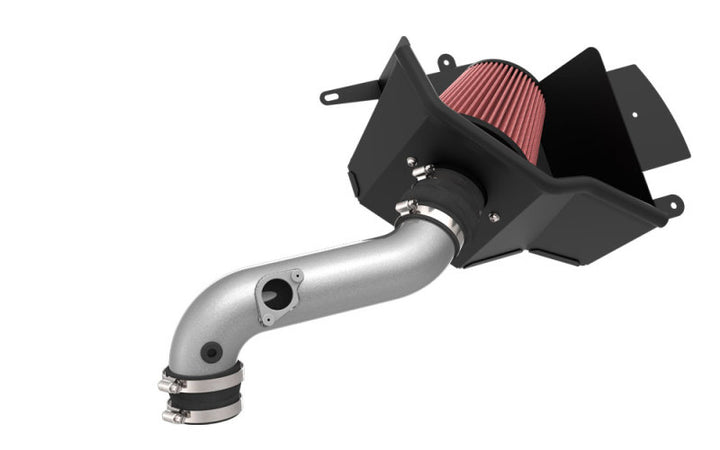 K&N 2022 Honda Civic 2.0L L4 Silver Typhoon Intake - Bull Strap