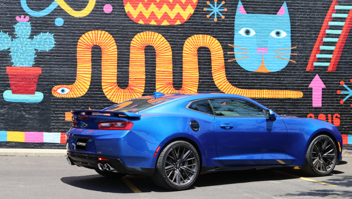 Corsa 2017-2024 Chevrolet Camaro SS 6.2L V8 2.75in Polished Xtreme Axle-Back Exhaust - Bull Strap