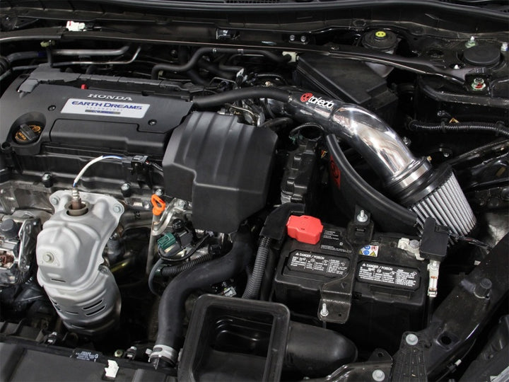 aFe Takeda Stage-2 Pro 5R Cold Air Intake System 13-17 Honda Accord L4 2.4L (Black) - Bull Strap