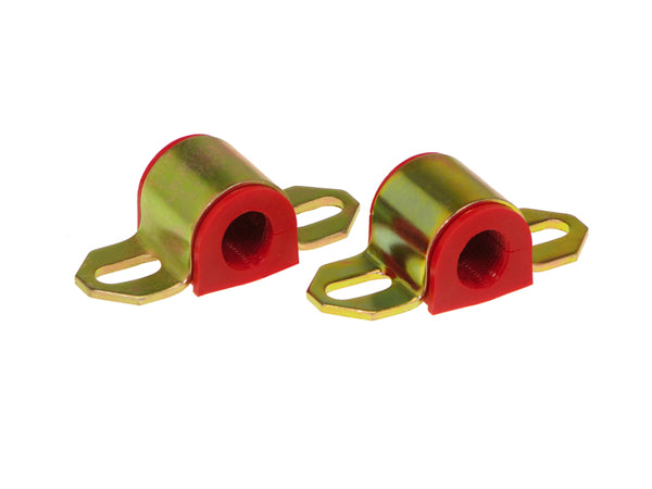 Prothane Universal Sway Bar Bushings - 19mm for A Bracket - Red - Bull Strap