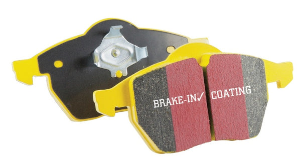 EBC 2019+ Toyota Corolla Hatchback Yellowstuff Front Brake Pads - Bull Strap