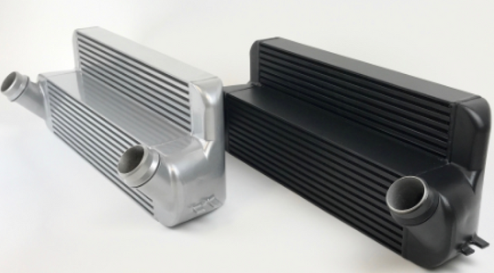CSF 15-18 BMW M2 (F30/F32/F22/F87) N55 High Performance Stepped Core Bar/Plate Intercooler - Black - Bull Strap