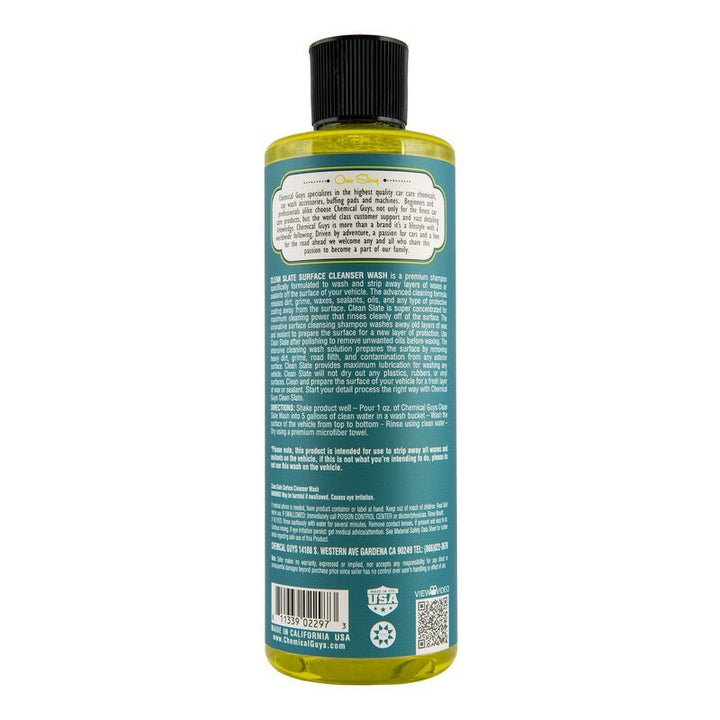 Chemical Guys Clean Slate Surface Cleanser Wash Soap - 16oz - Bull Strap