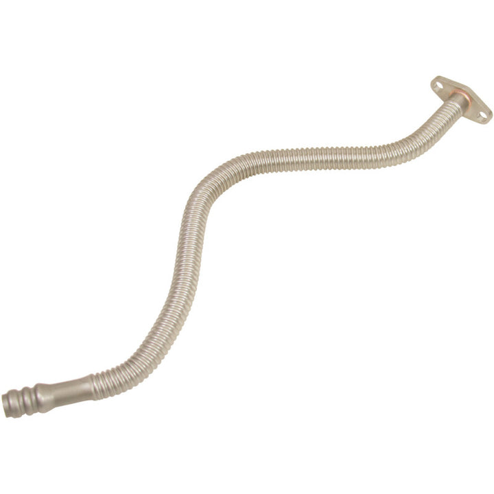 BD Diesel Flexible 23in Turbo Oil Drain Line - Bull Strap