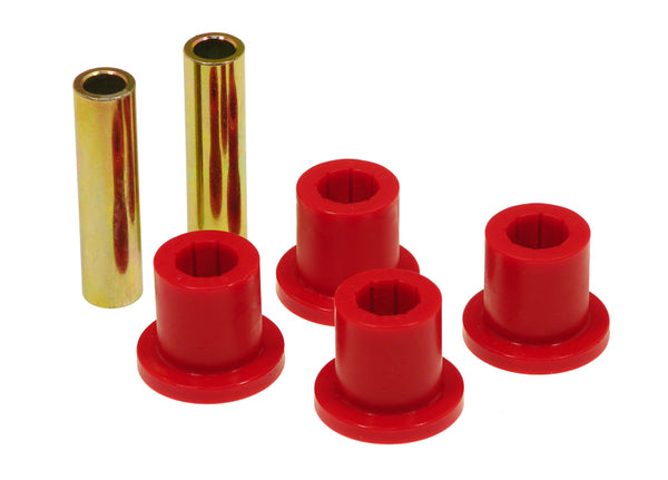 Prothane 87-96 Jeep Wrangler Front or Rear Frame Shackle Bushings - Red - Bull Strap