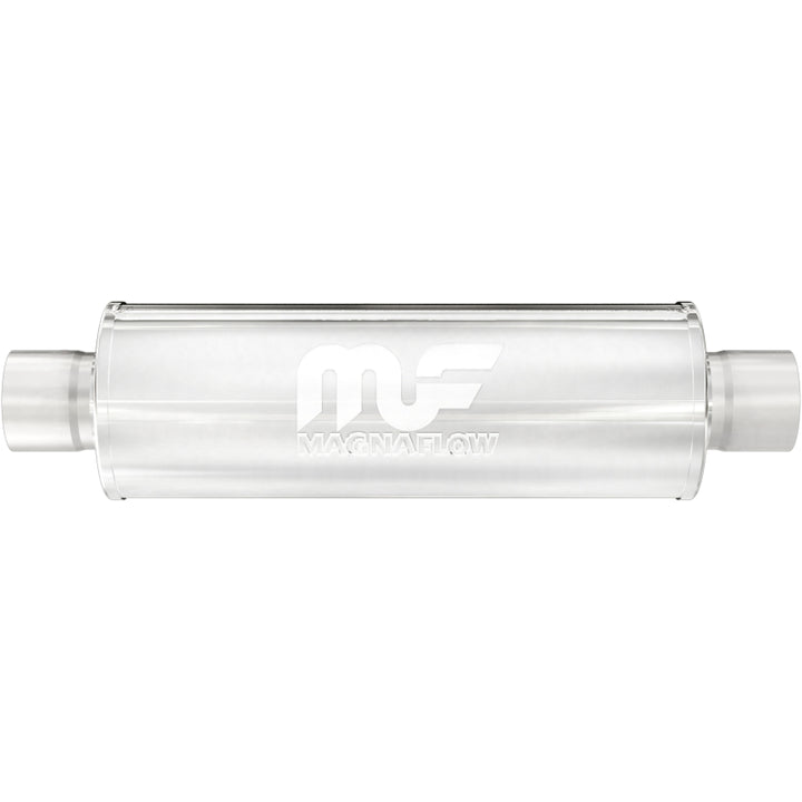 MagnaFlow Muffler MAG 409SS 5x5x14 2.50 - Bull Strap