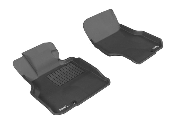3D MAXpider 2006-2010 Infiniti M35 Kagu 1st Row Floormat - Black - Bull Strap