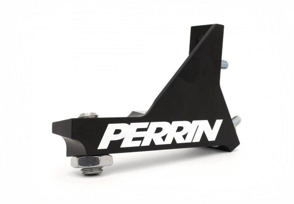 PERRIN 08-14 Subaru STI / 07-09 Legacy GT & OBXT Master Cylinder Bracket - Black - Bull Strap