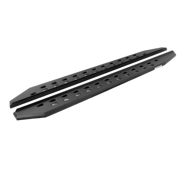Go Rhino RB20 Slim Running Boards - Universal 68in. - Tex. Blk - Bull Strap
