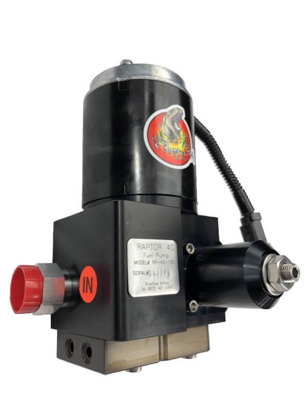 PureFlow Raptor VP-100gph Universal Fuel Pump - Bull Strap