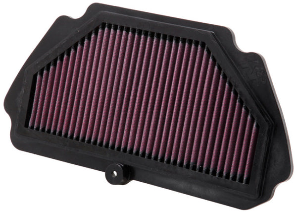 K&N Replacement Air Filter 09-12 Kawasaki ZX6R Ninja 600 / 09-10 ZX6R Ninja Monster Energy 600 - Bull Strap