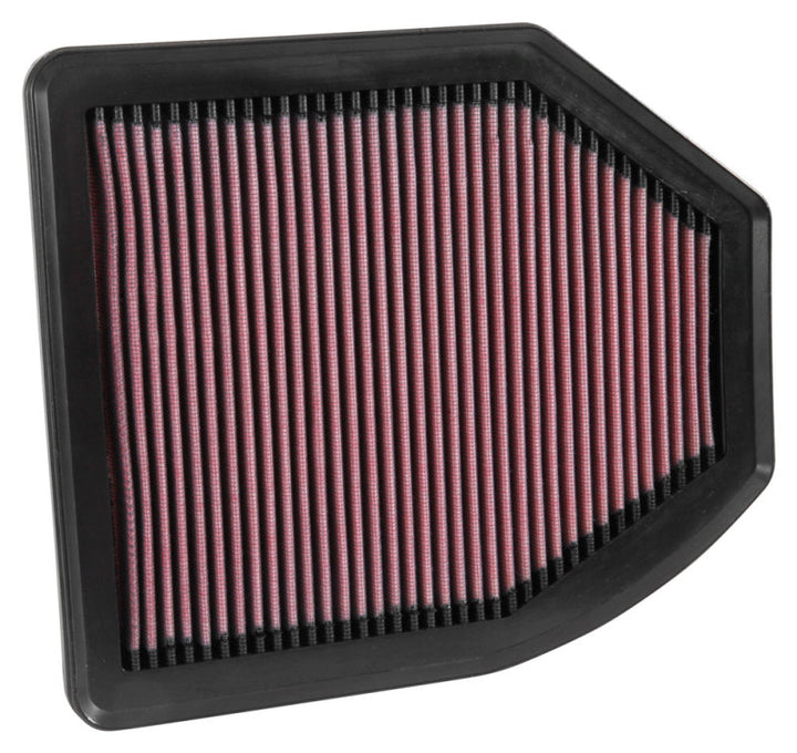 K&N 16-17 Acura ILX L4-2.4L F/I Replacement Drop In Air Filter - Bull Strap