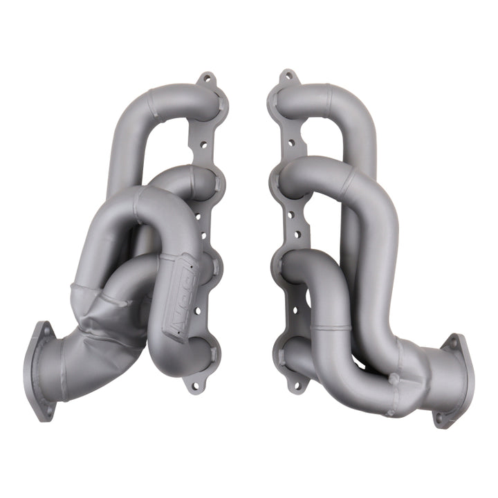 BBK 10-15 Camaro LS3 L99 Shorty Tuned Length Exhaust Headers - 1-3/4 Titanium Ceramic - Bull Strap