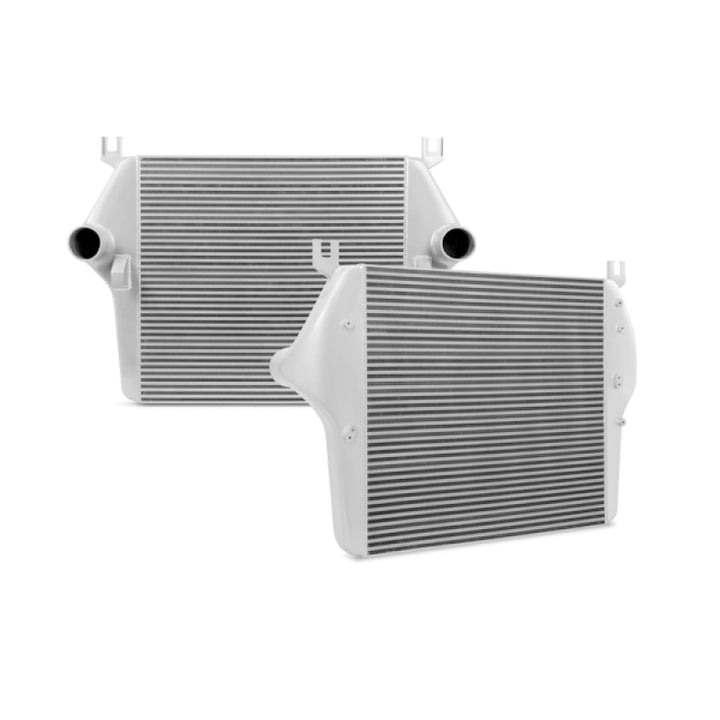 Mishimoto 03-07 Dodge 5.9L Cummins Intercooler Kit w/ Pipes (Silver) - Bull Strap