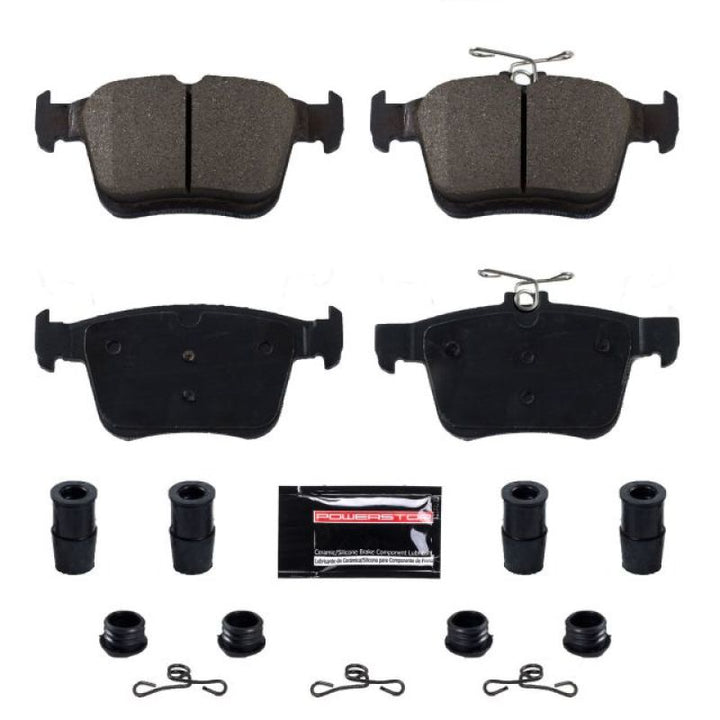 Power Stop 15-19 Audi A3 Rear Z23 Evolution Sport Brake Pads w/Hardware - Bull Strap
