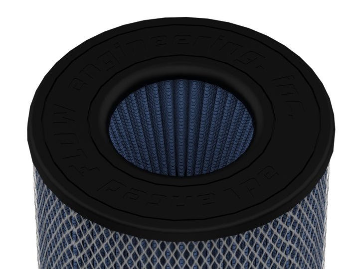 aFe MagnumFLOW HD Air Filters Pro 10R Cylinder 6F X 8 1/8T X 9H - Bull Strap