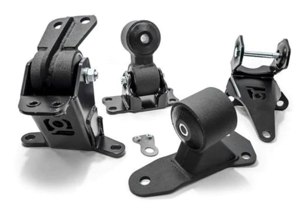 Innovative 12-15 Civic K-Series Black Steel Mounts 75A Bushings (K24Z7 and Manual Trans) - Bull Strap