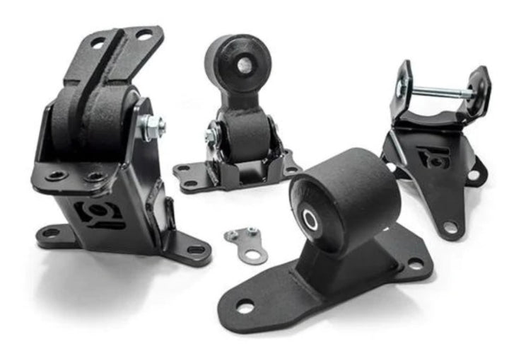 Innovative 12-15 Civic K-Series Black Steel Mounts 75A Bushings (K24Z7 and Manual Trans) - Bull Strap