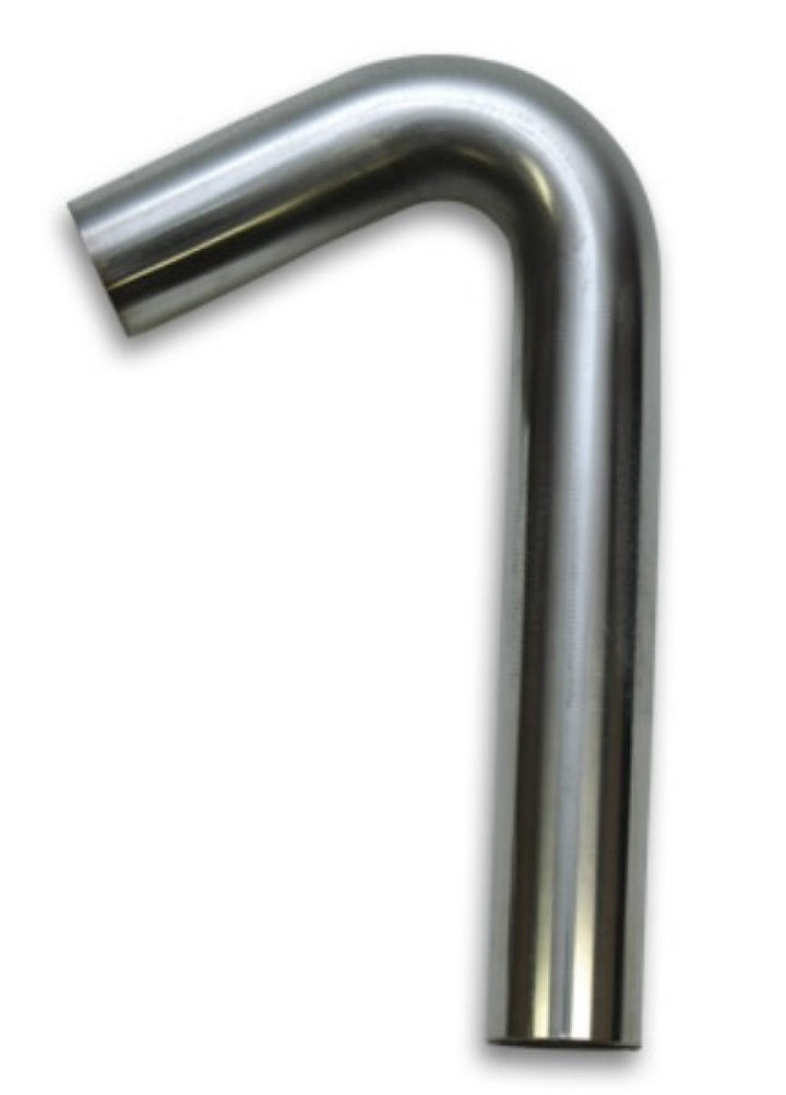 Vibrant 3.5in OD x 3in CLR 304 Stainless Steel Tubing 120 Degree Mandrel Bend - Bull Strap