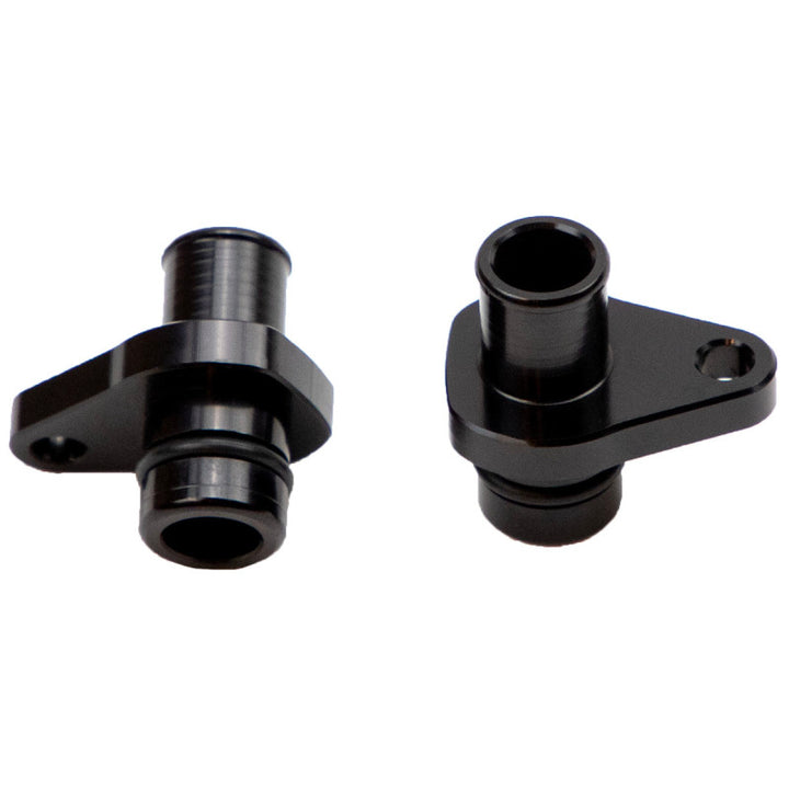 Wehrli 04.5-2010 Duramax LLY/LBZ/LMM Crankcase Vent (PCV) Fitting Kit - Billet Black Anodized - Bull Strap