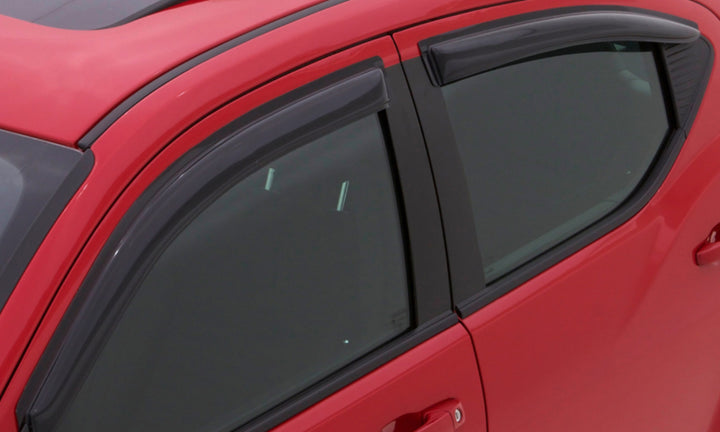 AVS 2022 Honda Civic Ventvisor Outside Mount Window Deflectors 4pc - Smoke - Bull Strap