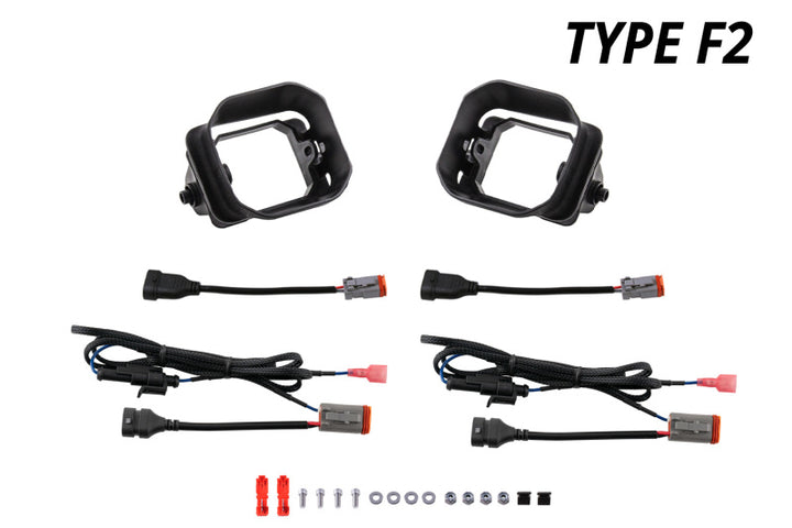 Diode Dynamics SS3 Type B Fog Light Mounting Kit - Bull Strap