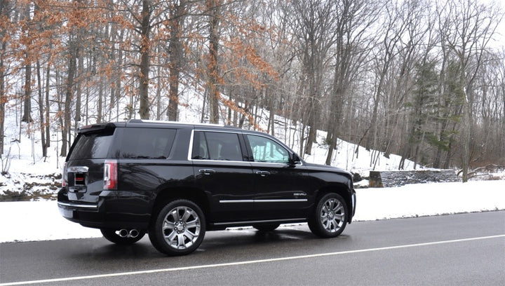 Corsa 2015-2020 GMC Yukon Denali 6.2L V8 Single Side Exit Cat-Back Exhaust w/ Polished Tips - Bull Strap
