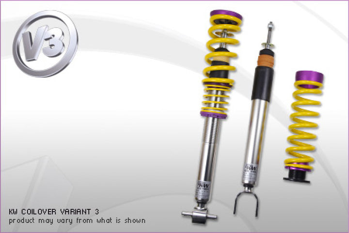 KW Coilover Kit V3 Audi A4 S4 (8D/B5 B5S) Sedan + Avant; Quattro incl. S4; all engines - Bull Strap