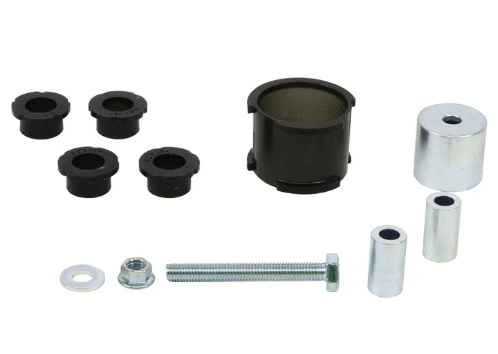 Whiteline 05-07 Subaru WRX Sedan and Wagon / 05-07 Subaru STi  Front H/duty steer rack bushes - Bull Strap