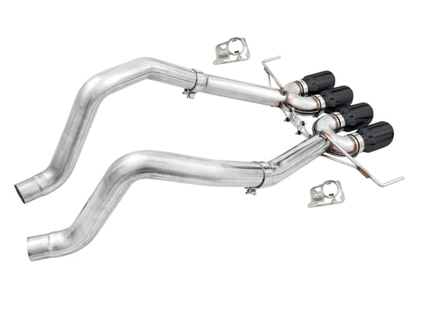 AWE Tuning 14-19 Chevy Corvette C7 Z06/ZR1 Track Edition Axle-Back Exhaust w/Black Tips - Bull Strap