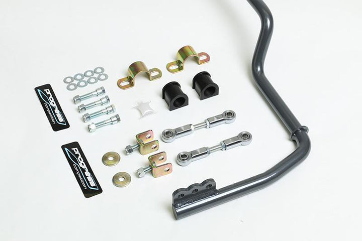 Progress Tech 00-06 Dodge Neon Rear Sway Bar (24mm - Adjustable) - Vehicle must have OEM Sway Bar - Bull Strap
