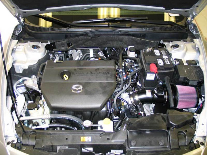 K&N 09 Mazda6 L4-2.5L Typhoon Cold Air Intake - Bull Strap