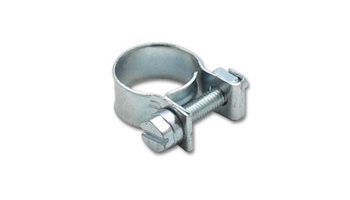 Vibrant Inj Style Mini Hose Clamps 16-18mm clamping range Pack of 10 Zinc Plated Mild Steel - Bull Strap
