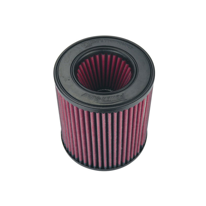 Injen High Performance Air Filter - 3 1/2 Black Oiled Filter 6  Base / 6 7/8 Tall / 5 1/2 Top - Bull Strap