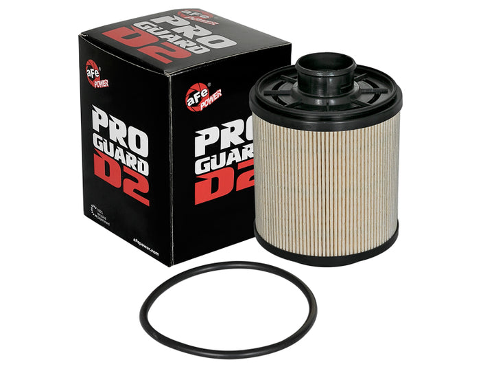 aFe ProGuard D2 Fluid Filters Fuel F/F FUEL Ford Diesel Trucks 11-16 V8-6.7L (td) - Bull Strap